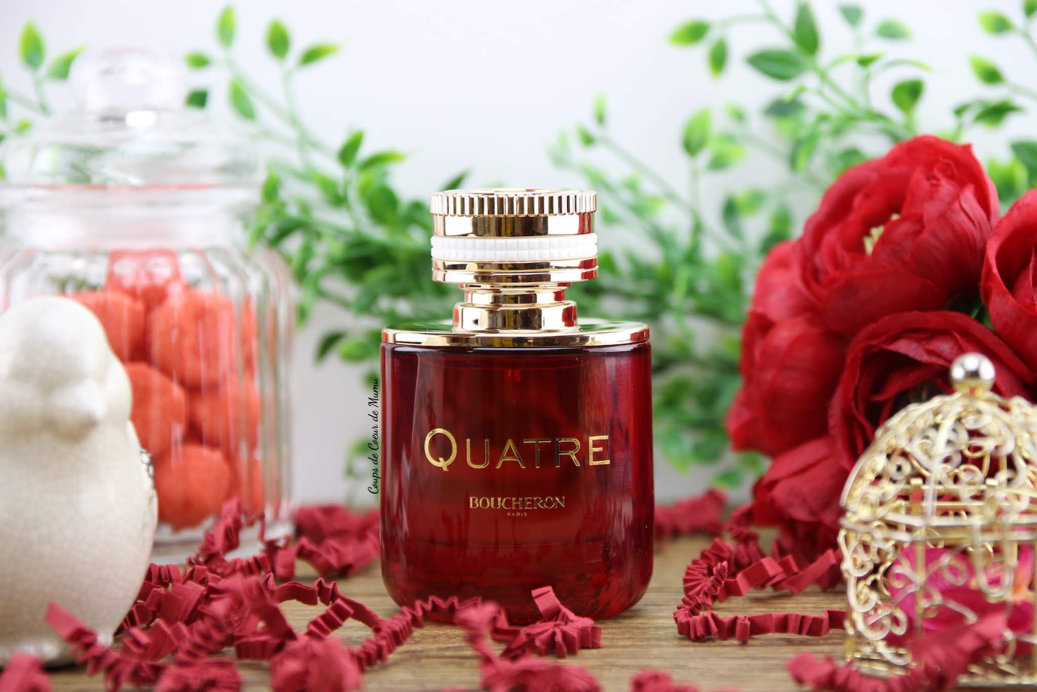 Mon avis sur le nouveau Parfum Quatre en Rouge de Boucheron disponible sur le site Notino.