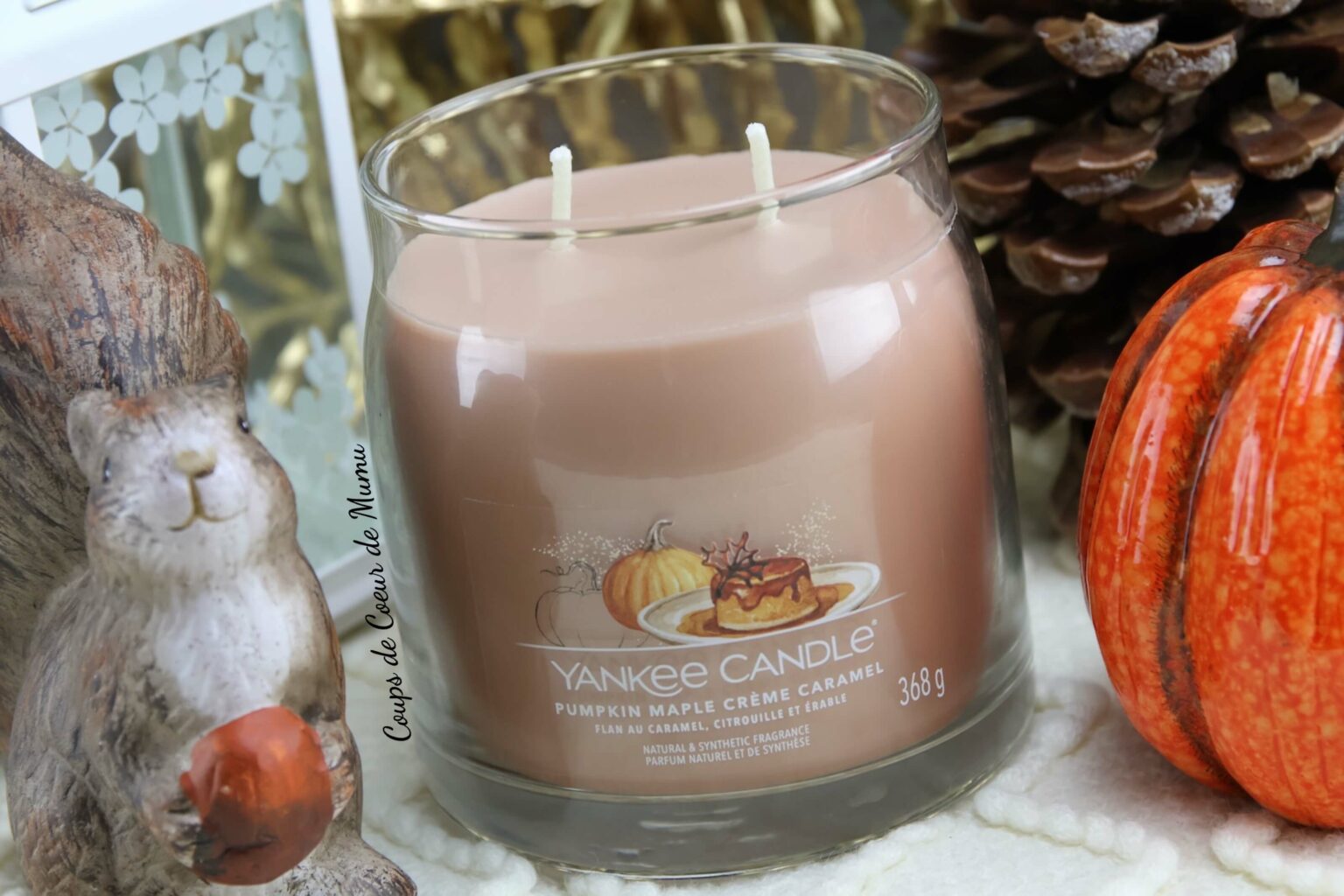 Couronne De Bougies Automne Avec Feuilles D'érable Artificielles - Diamètre 25 Cm - Pour Bougies Piliers De 7,6 Cm - Déco Thanksgiving, Halloween, Noël - 2