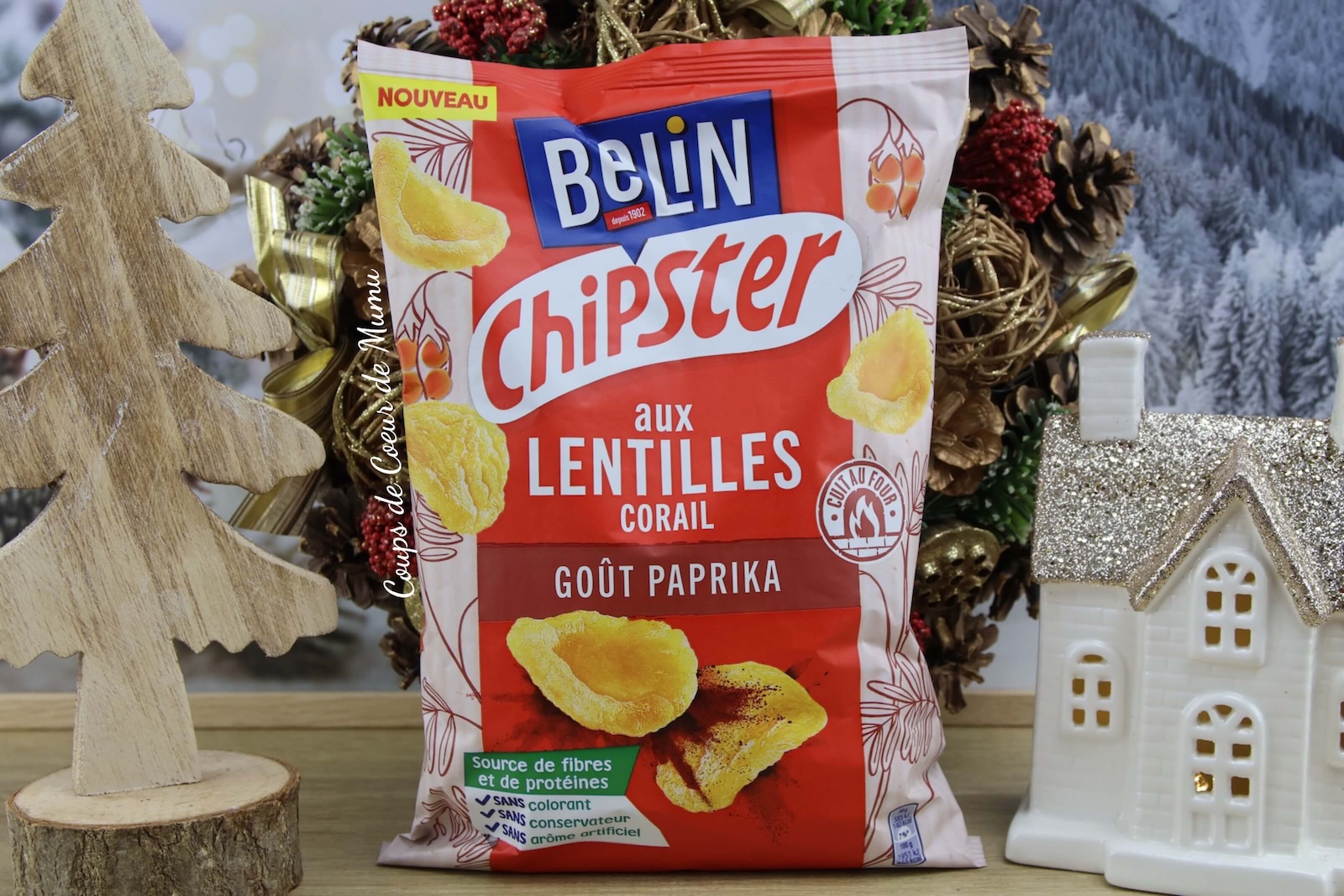 Chipsters Lentilles Corail Goût Paprika Belin