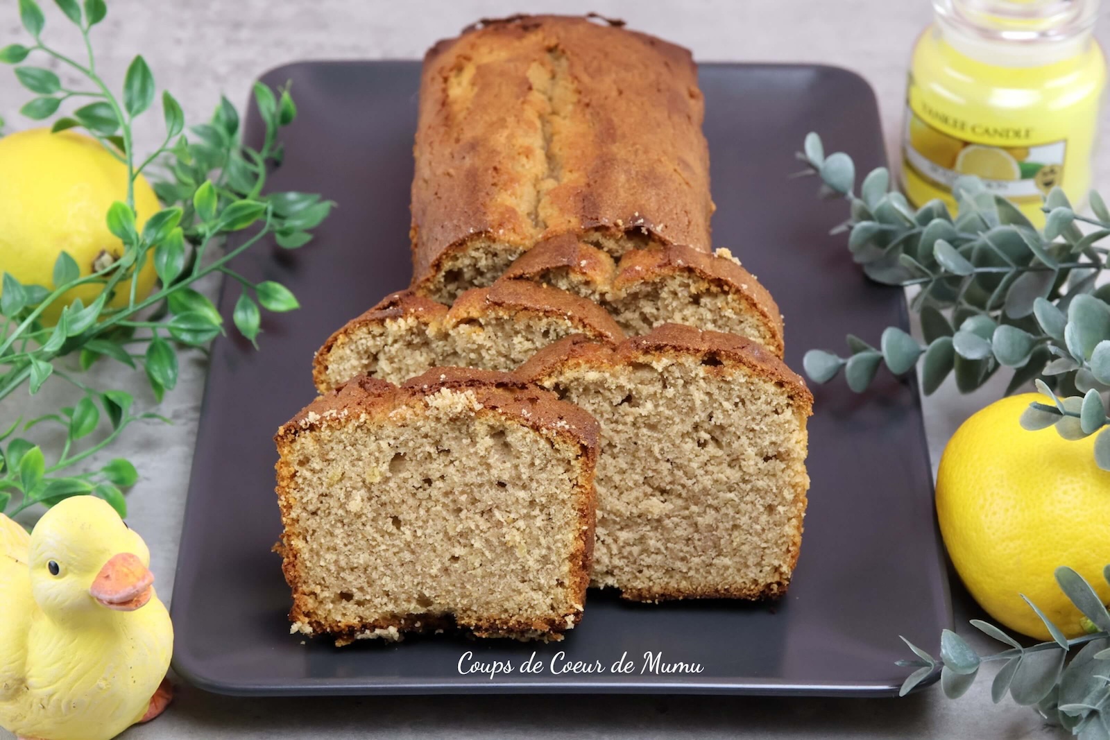 Recette cake citron sans gluten