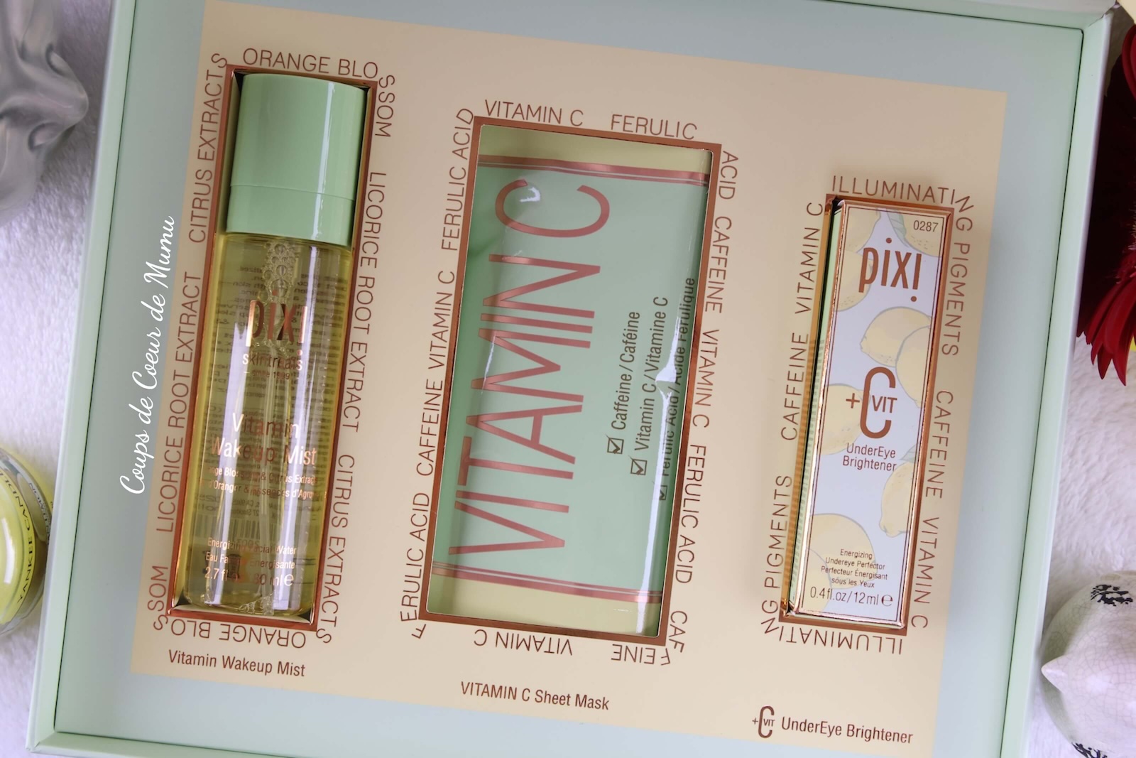 avis blog coffret Wakeup & Glow Pixi Beauty