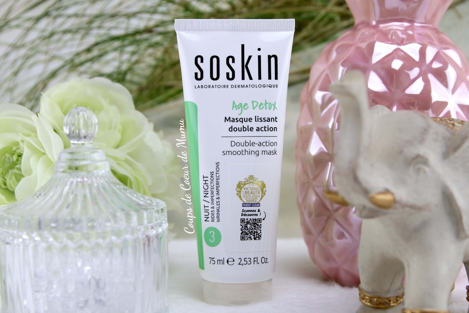 Masque Lissant Double Action de Nuit Soskin