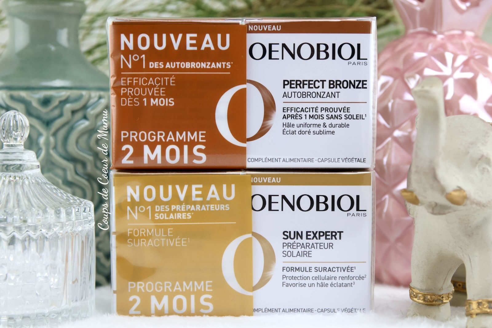 Autobronzant Perfect Bronze Oenobiol et Préparateur Solaire Sun Expert Oenobiol