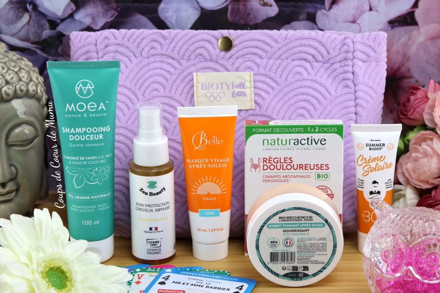 Box BIOTYFull - 6 Produits Spécial Escapade Au Soleil - Soins Corps Et Visage Bio - Multicouleur