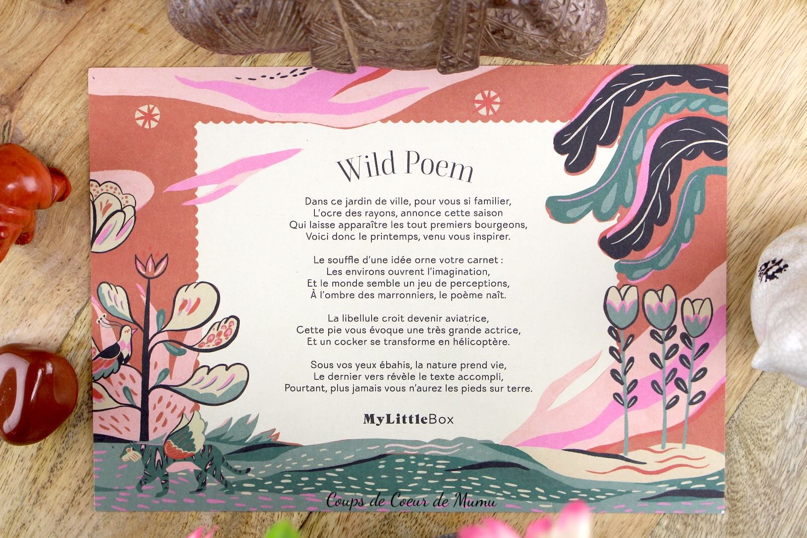 My Little Box Wild Poem de Mai 2025