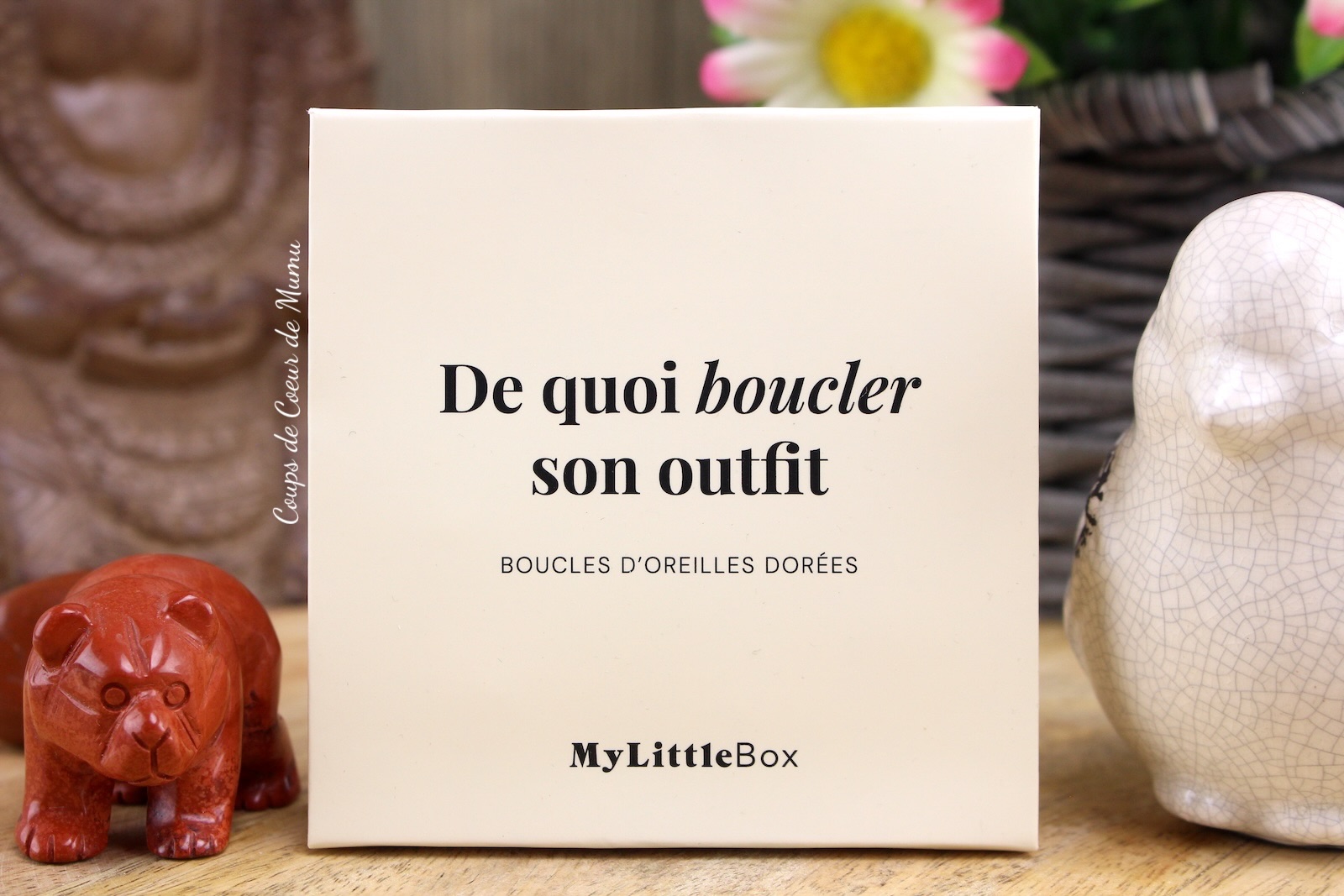 Boucles d'Oreilles Dorées My Little Box