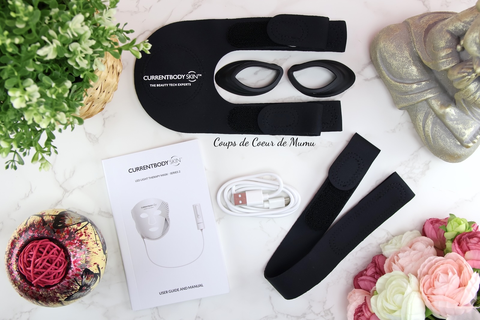 Accessoires masque led anti-âge CurrentBody