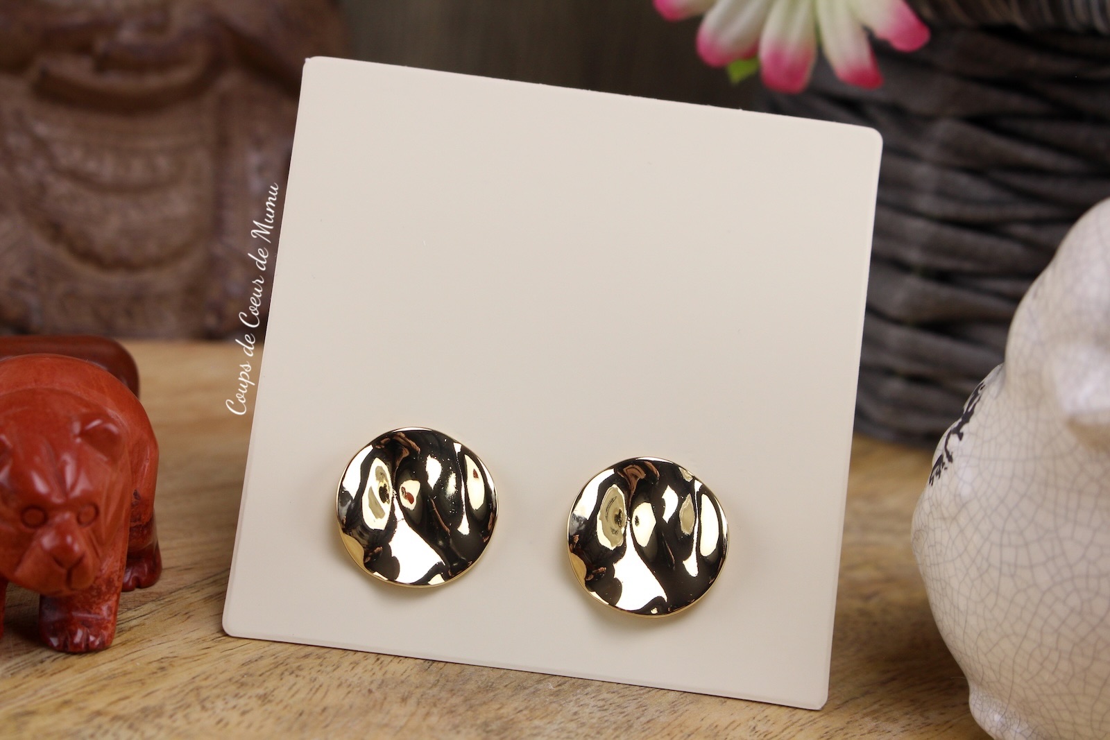 Boucles d'Oreilles Dorées My Little Box
