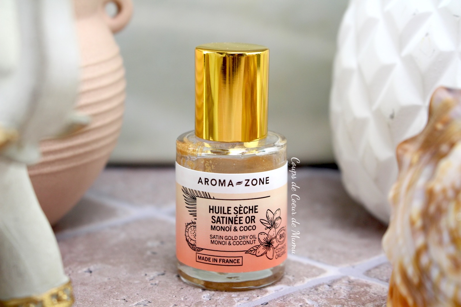 Huile Pailletée Visage, Corps et Cheveux Aroma-Zone