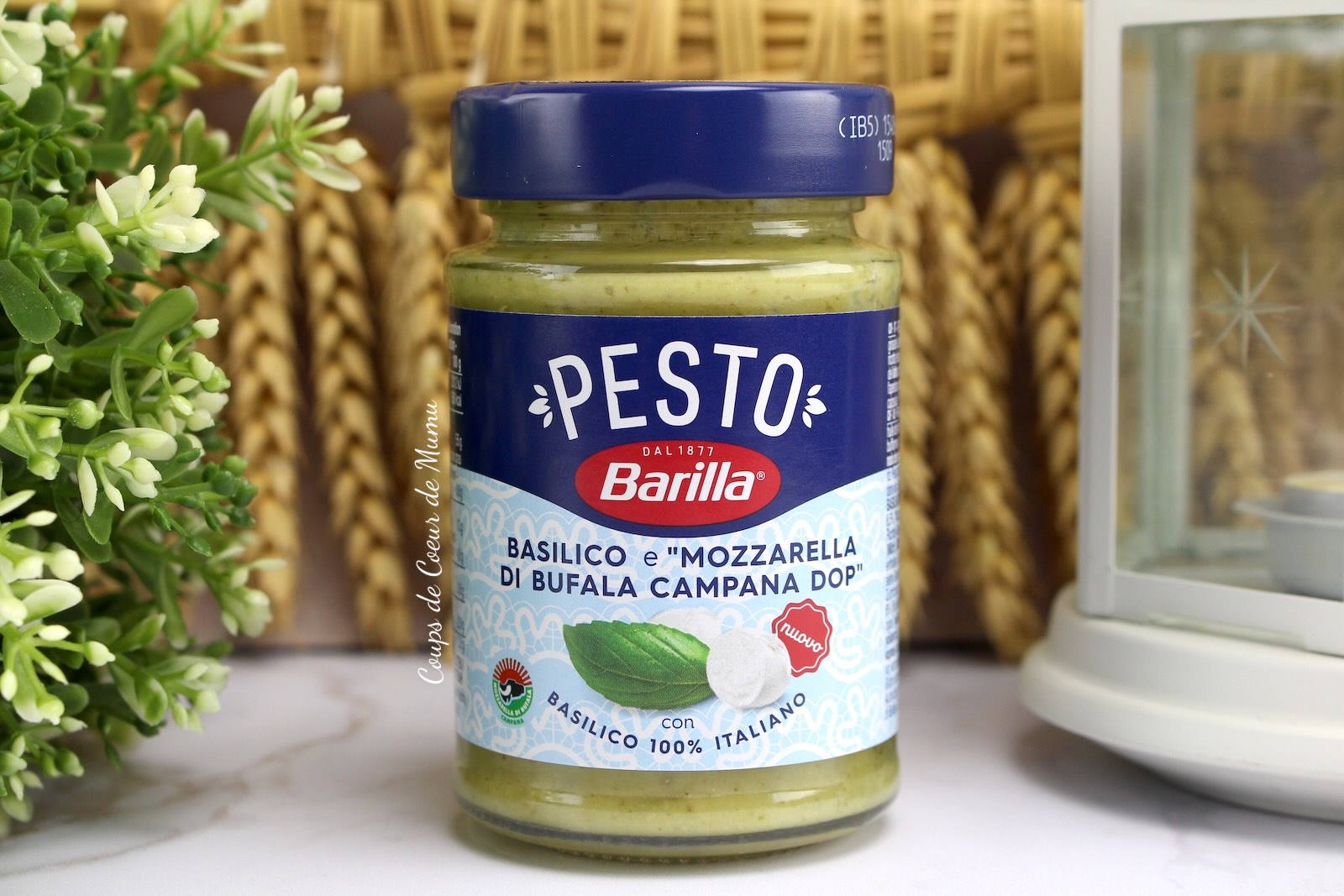 Pesto Basilico Barilla e Mozzarella di Bufala Campana AOP