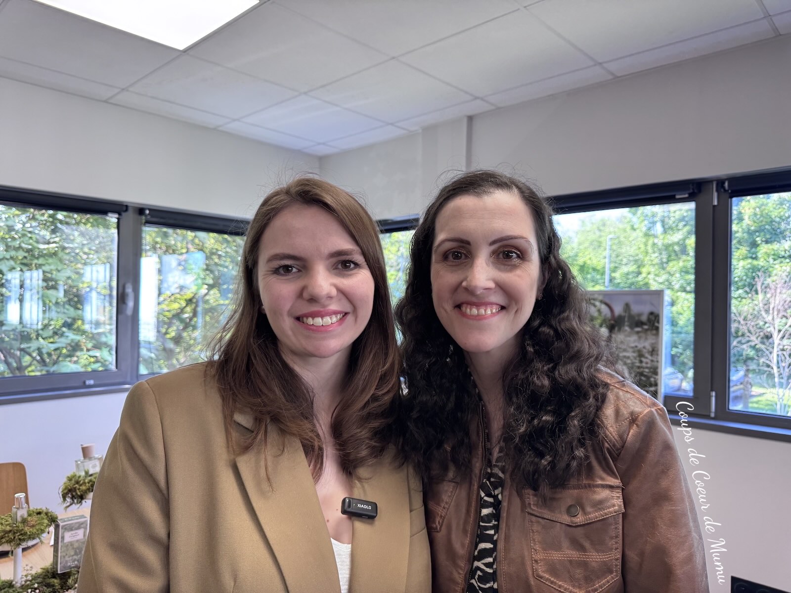 Léa Chonier et Murielle Coups de Coeur de Mumu lors de la journée presse de Poécile