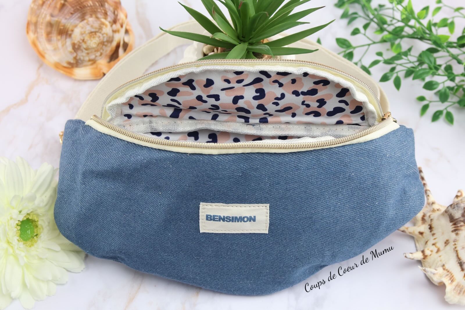 Sac Banane en Jean Bensimon