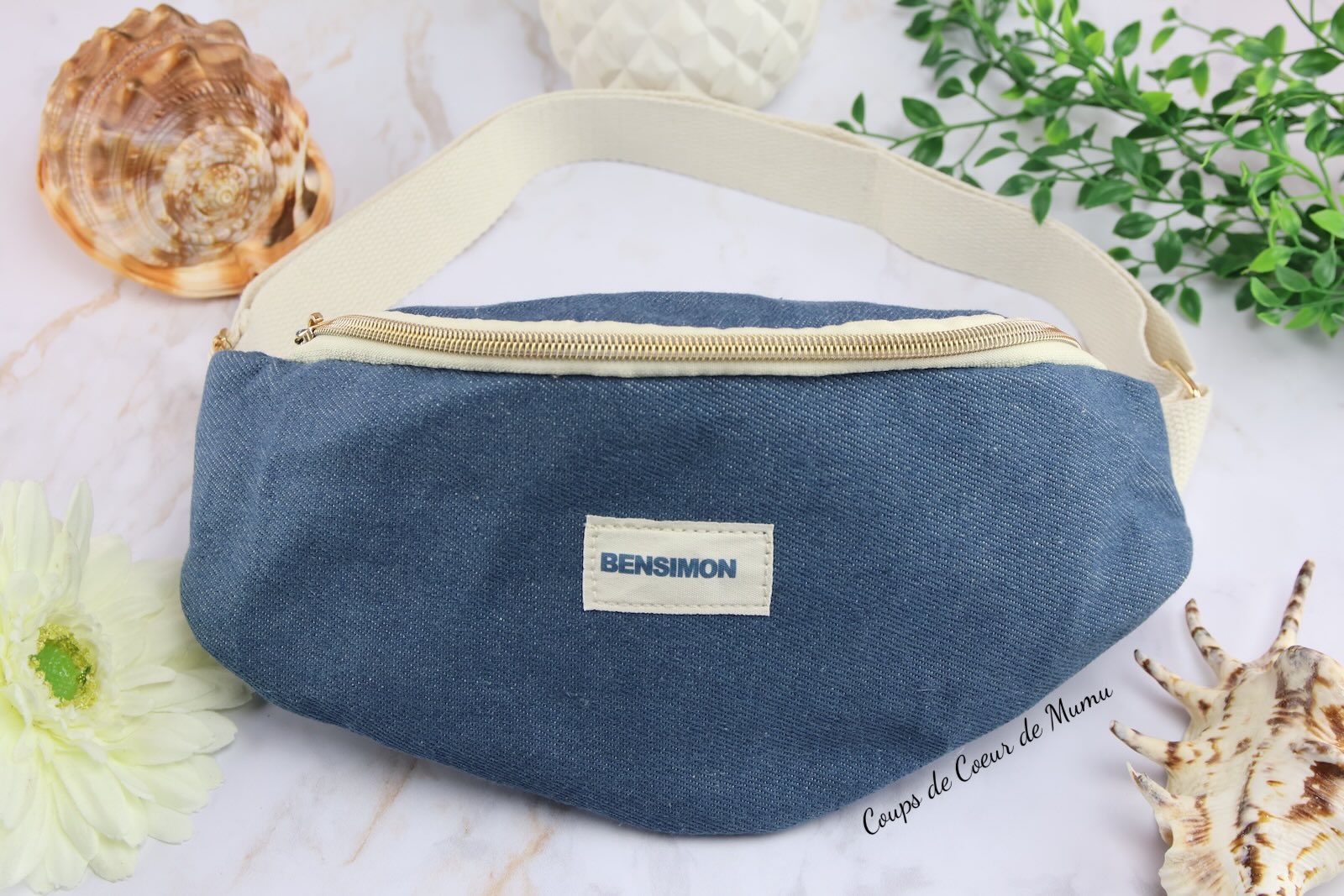 Sac Banane en Jean Bensimon