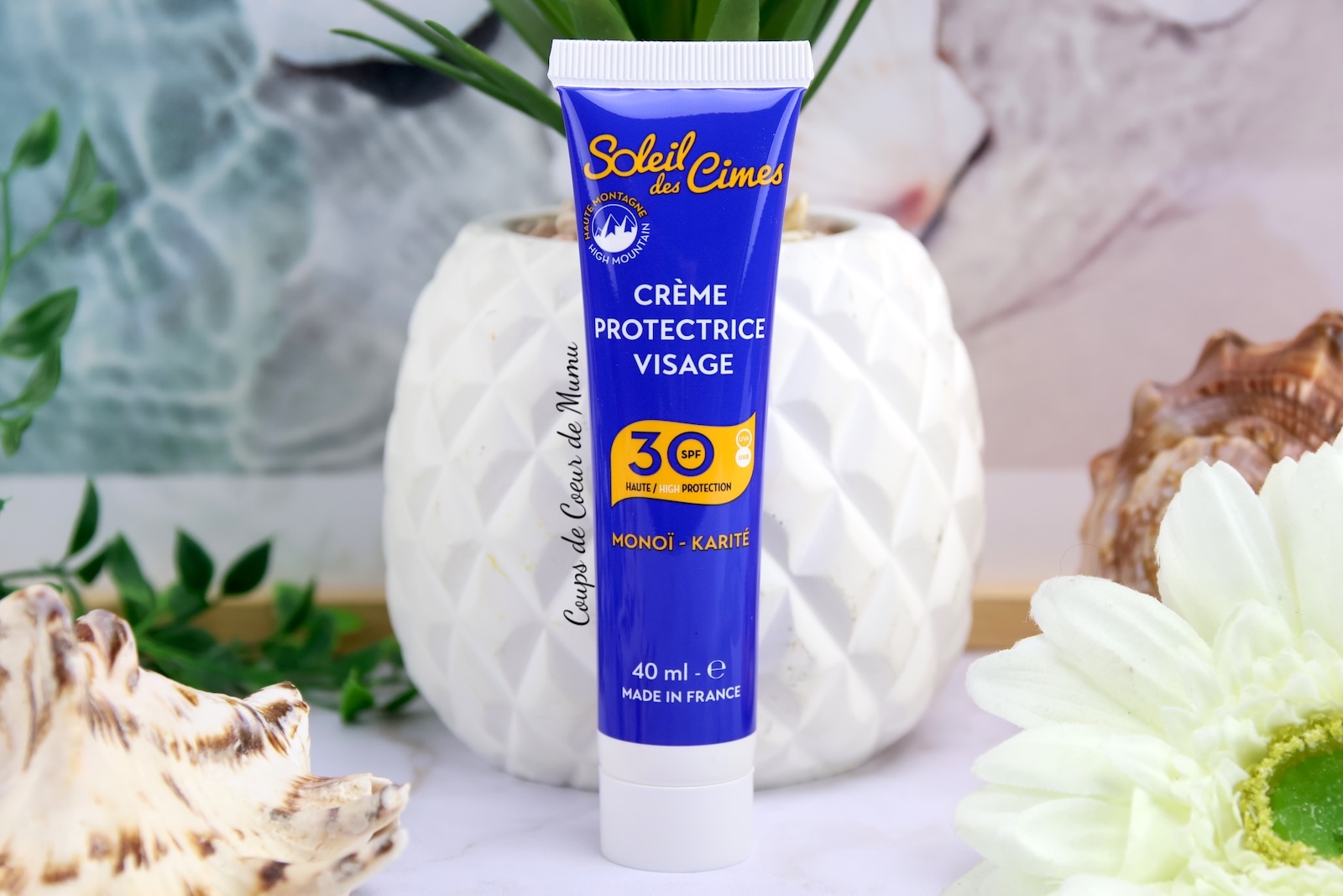 Crème Solaire Visage SPF 30 Soleil des Cîmes