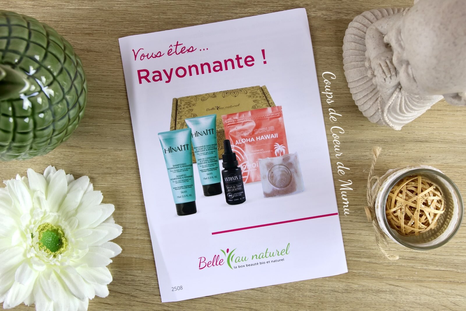 Box Beauté Bio Belle au Naturel d'Août 2025