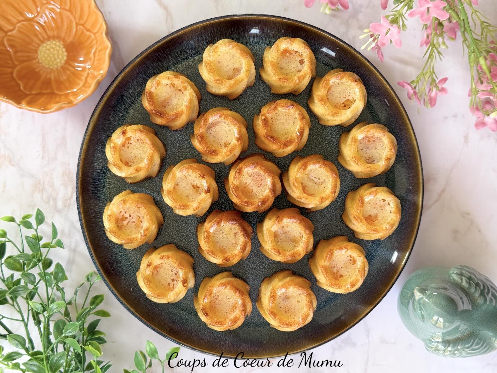 Mini Moelleux Abricots Amandes avec Moule 24 Spirales Guy Demarle