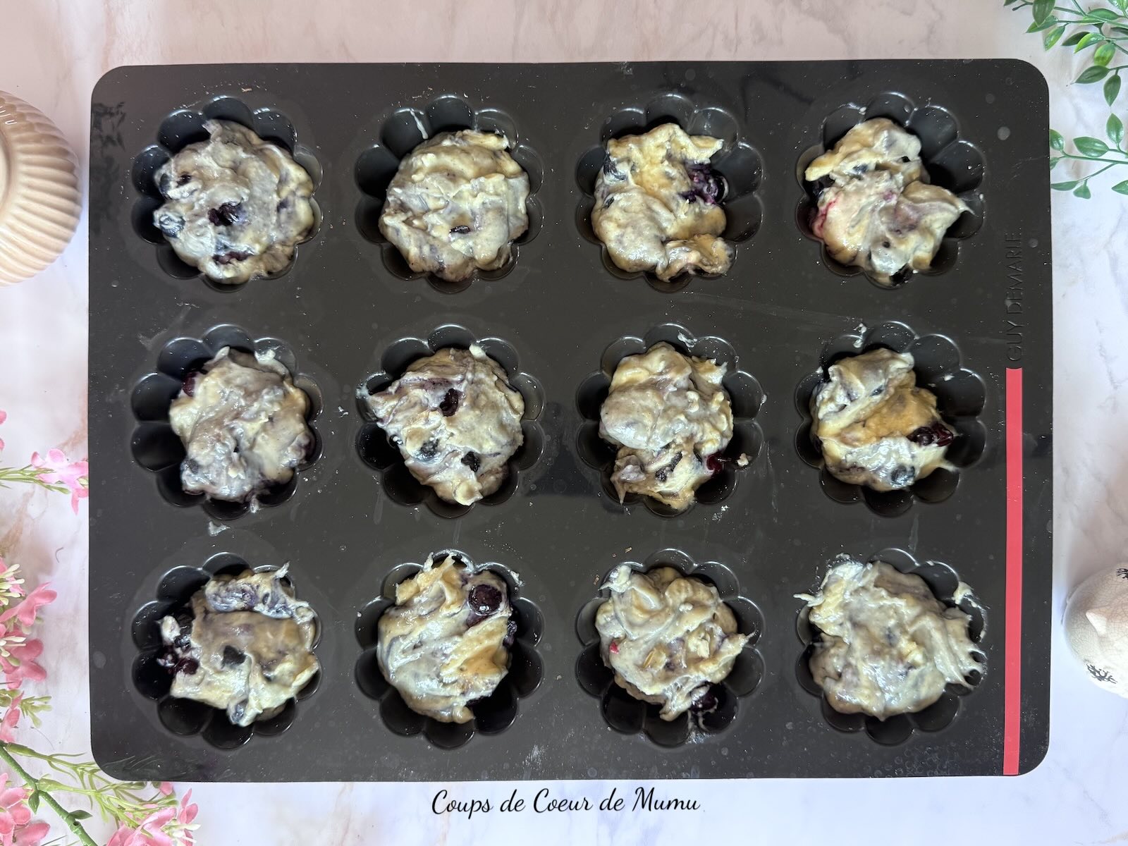 Muffins aux Myrtilles façon Cyril Lignac