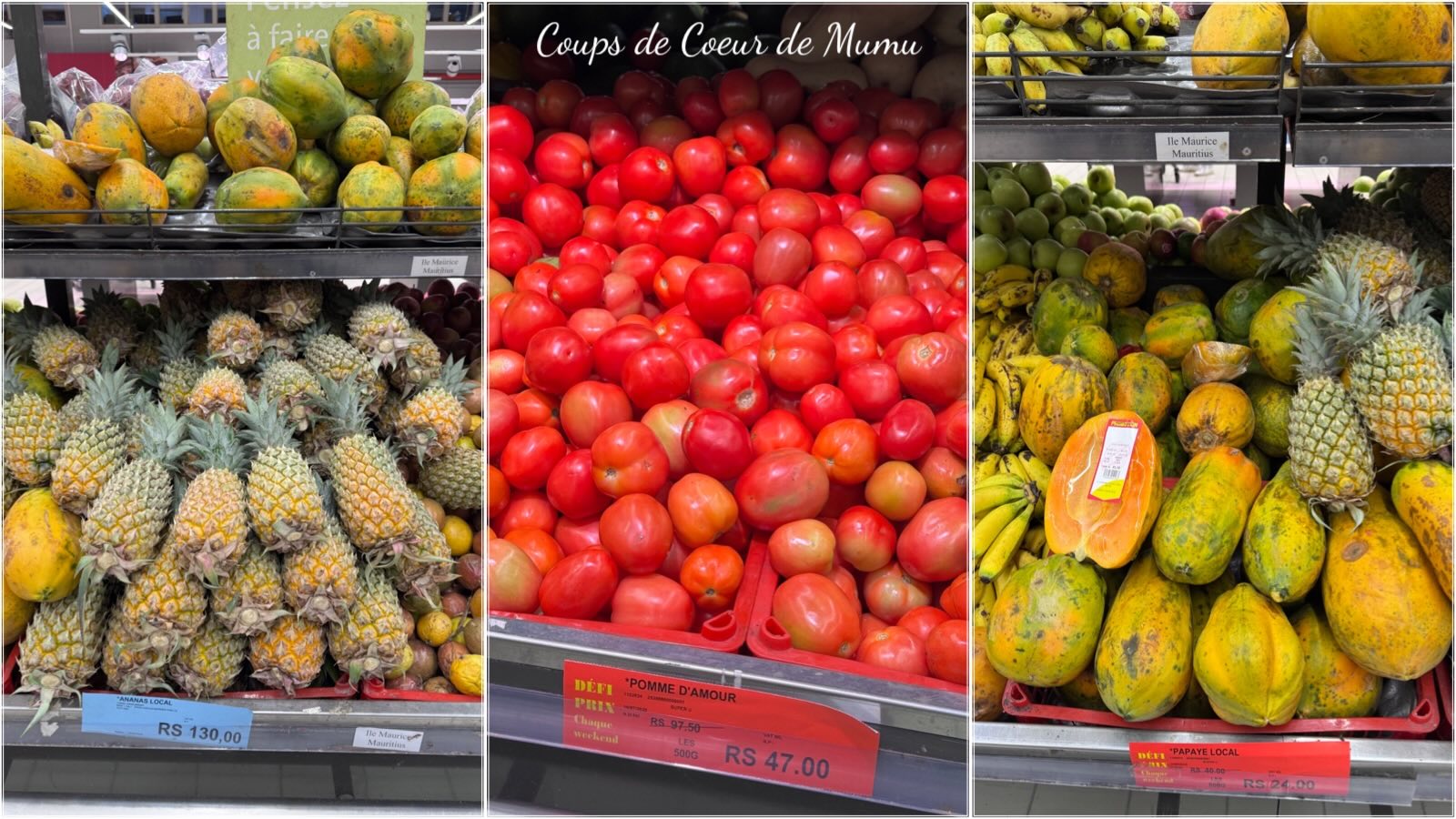 Shopping au Super U Île Maurice