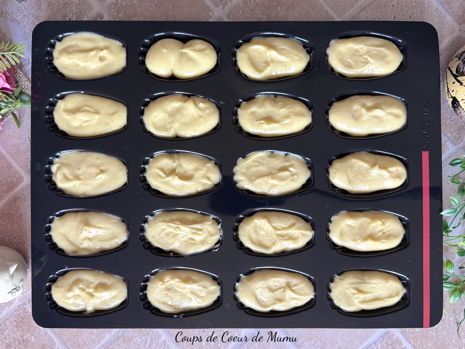 Recette Madeleines Vanille
