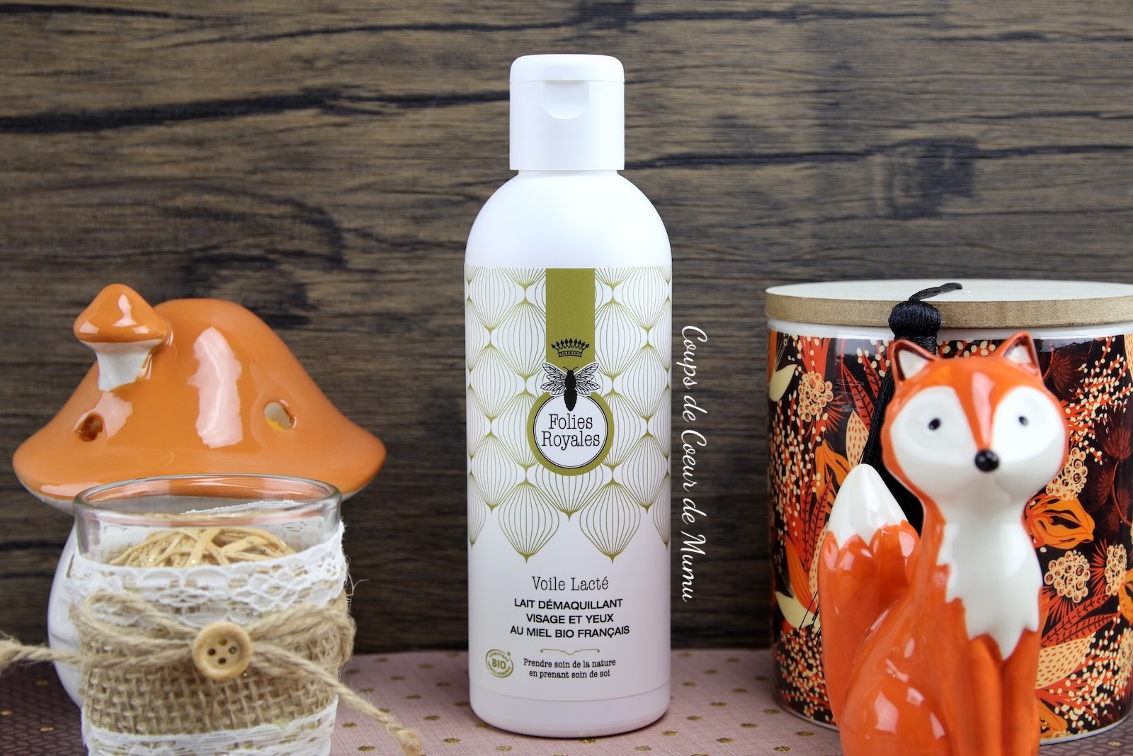 Lait Démaquillant Visage et Yeux Voile Lacté – Folies Royales
