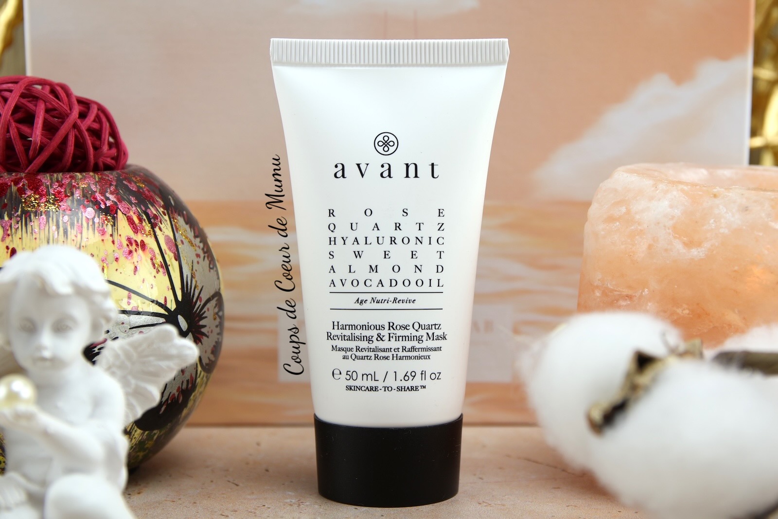 Avant Skincare – Masque Revitalisant & Raffermissant sans Rinçage au Quartz Rose