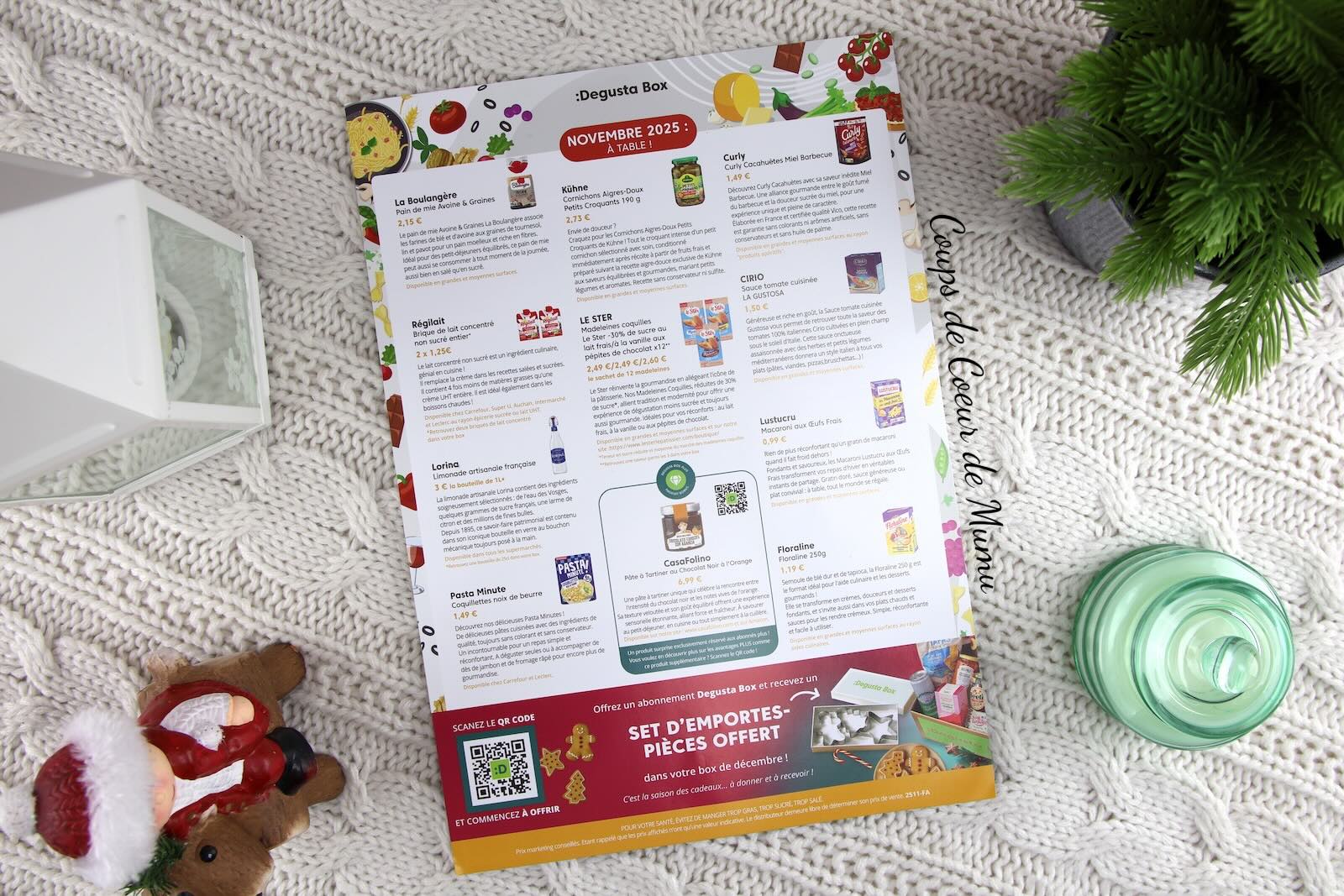 Degusta Box A Table de Novembre 2025