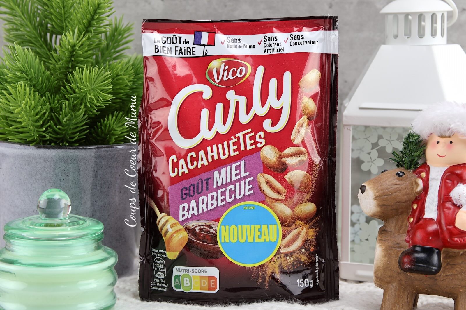 Cacahuètes enrobées de Miel et de saveur Barbecue Curly