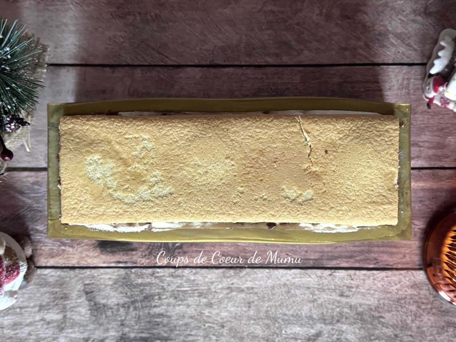 Bûche Noël avec Moule Scrapcooking.