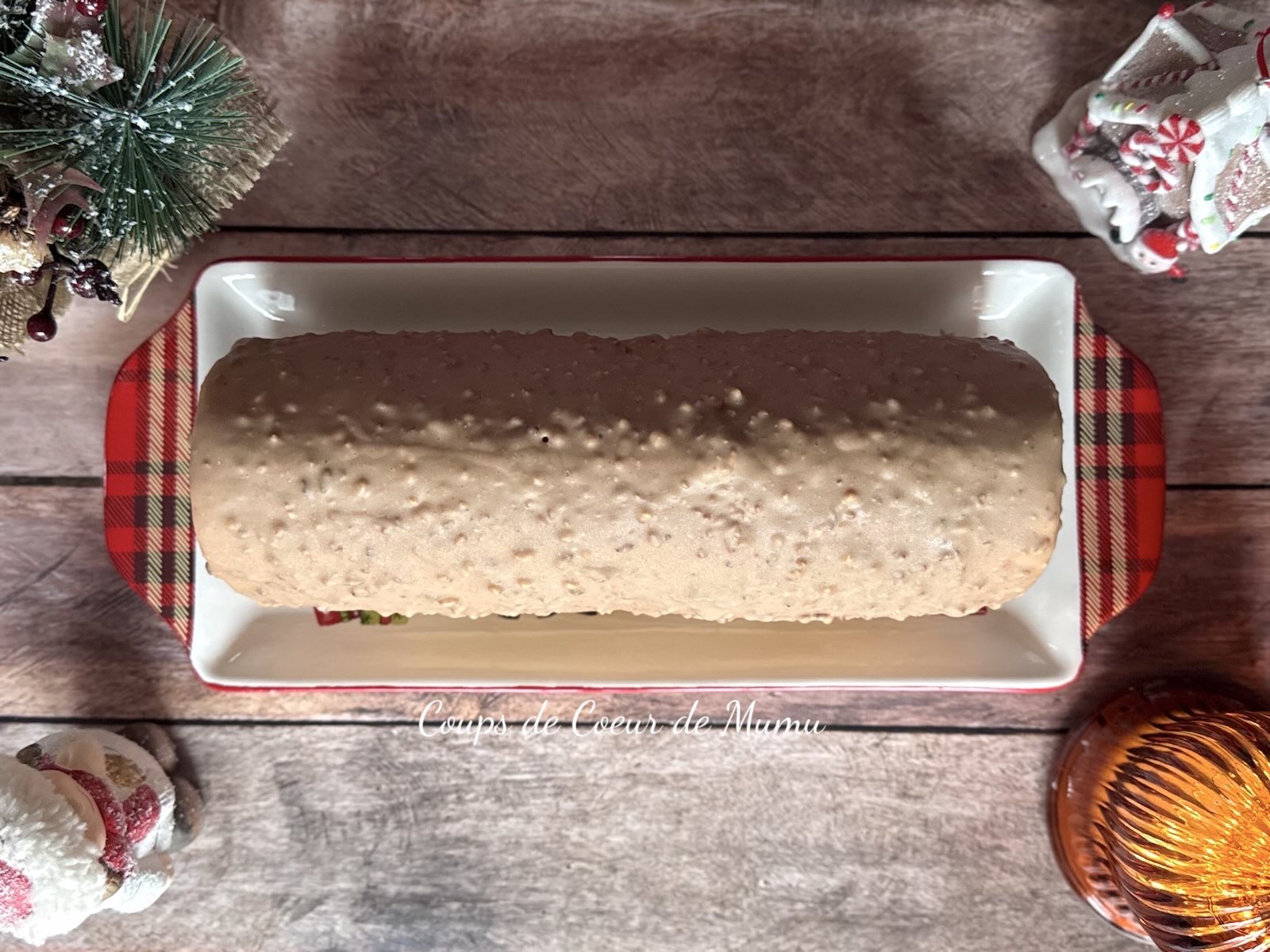 Bûche Mangue, Vanille et Chocolat Scrapcooking