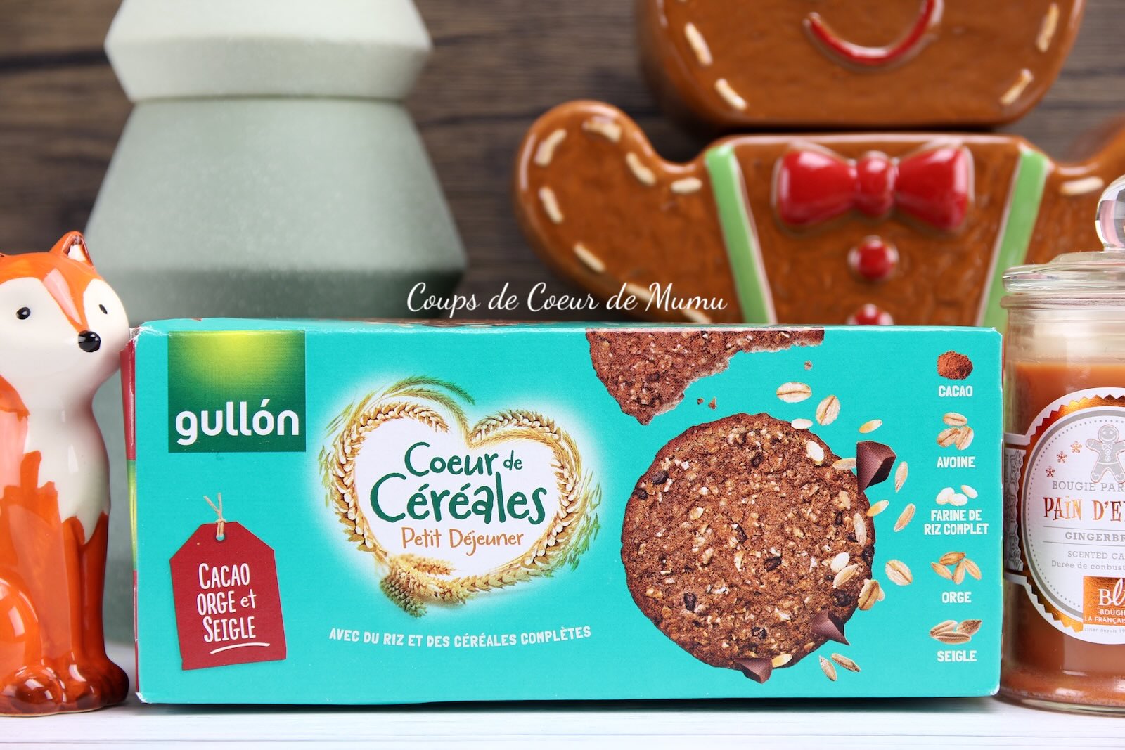 Coeur de Céréales Petit déjeuner Cacao, Orge, Seigle Gullón