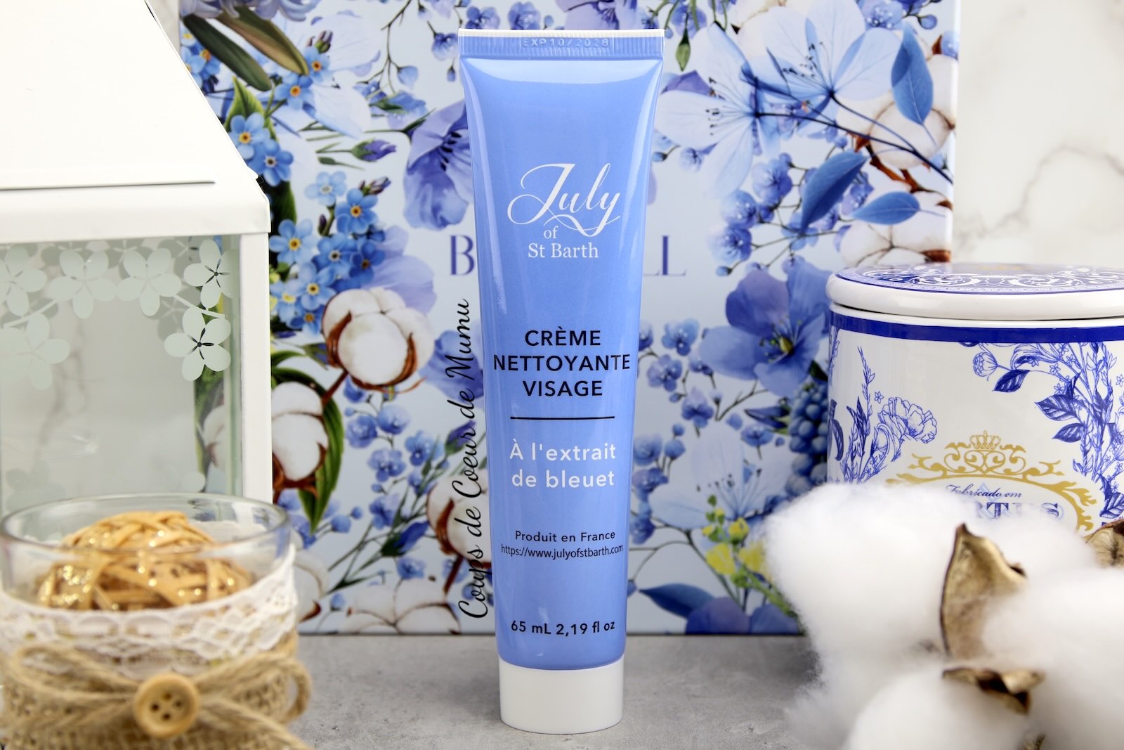 Crème Nettoyante Visage à l’Extrait de Bleuet July of St Barth