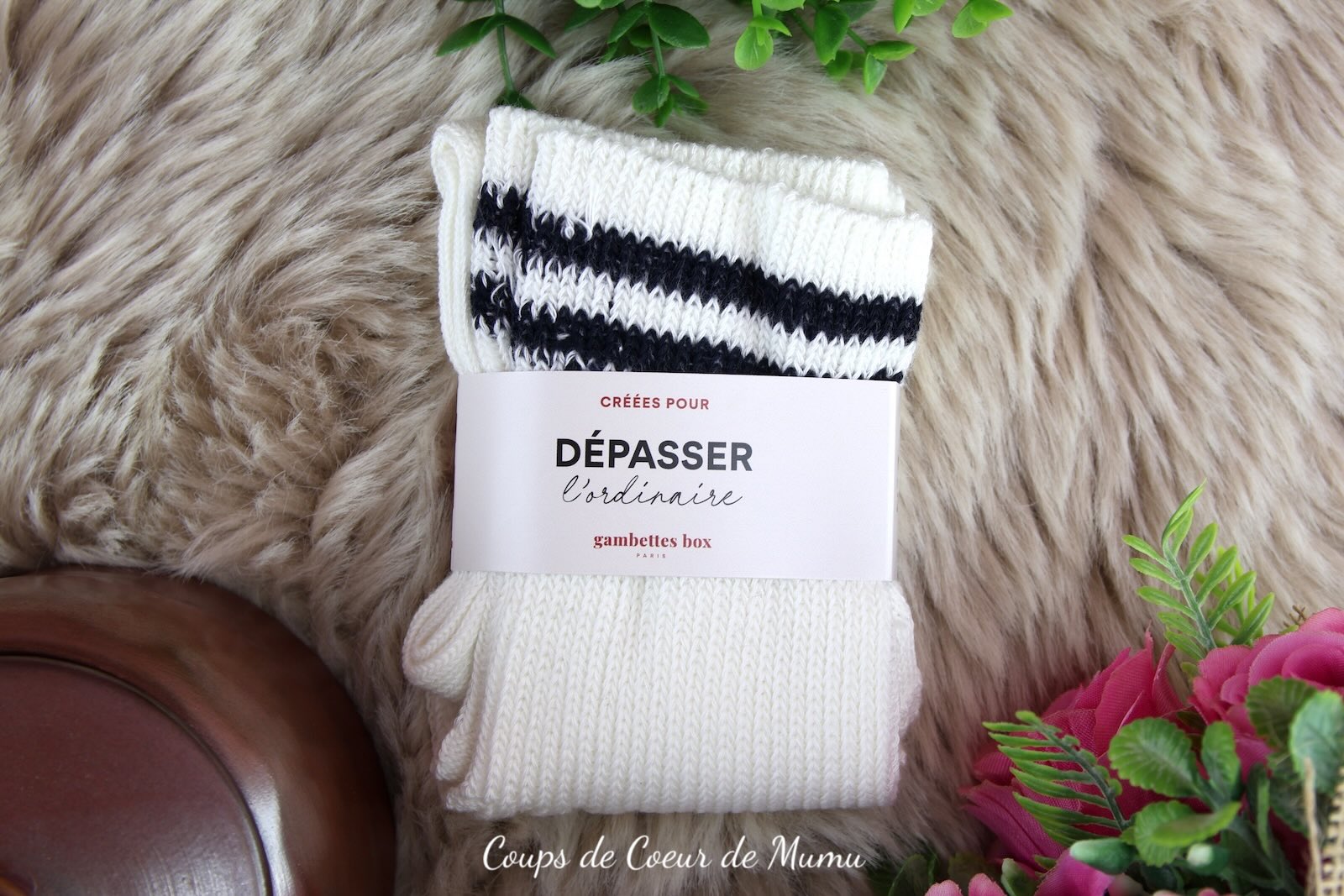 Dépasser - Les chaussettes blanches coton sporty