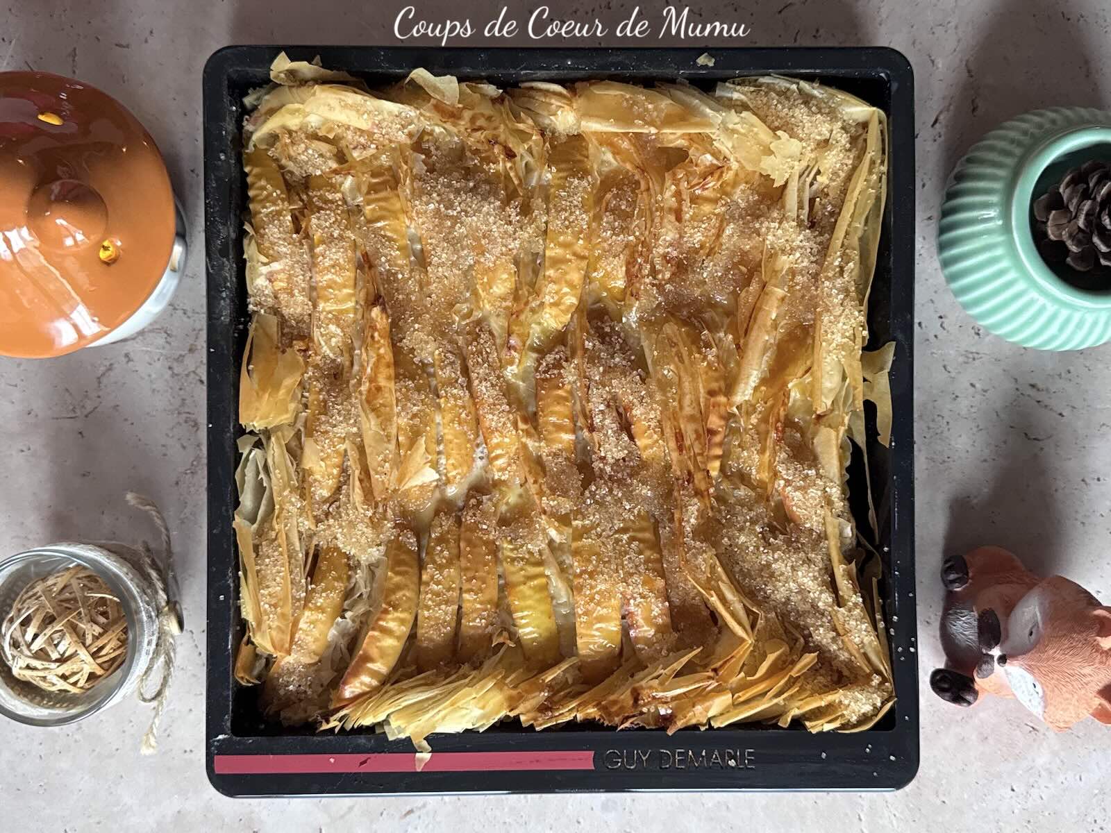 Gâteau Filo aux Pommes Moule Carré Guy Demarle