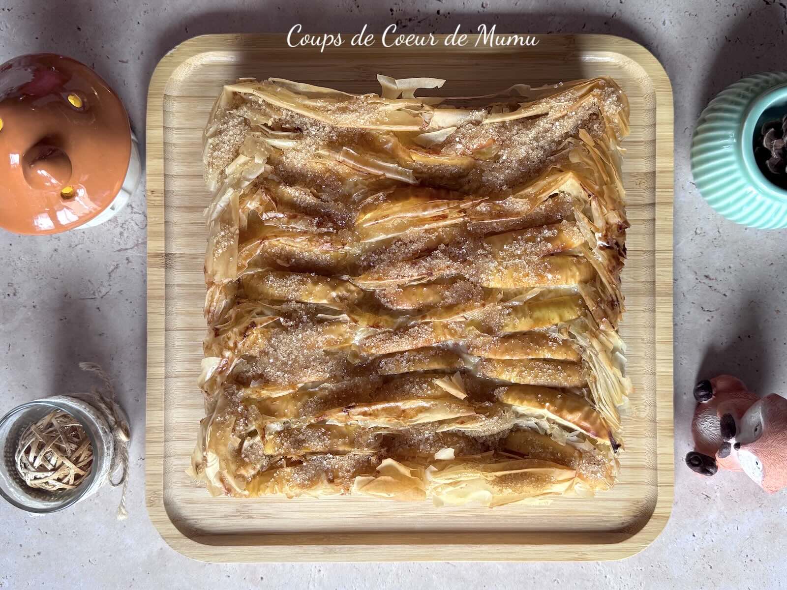 Gâteau Filo aux Pommes Moule Carré Guy Demarle