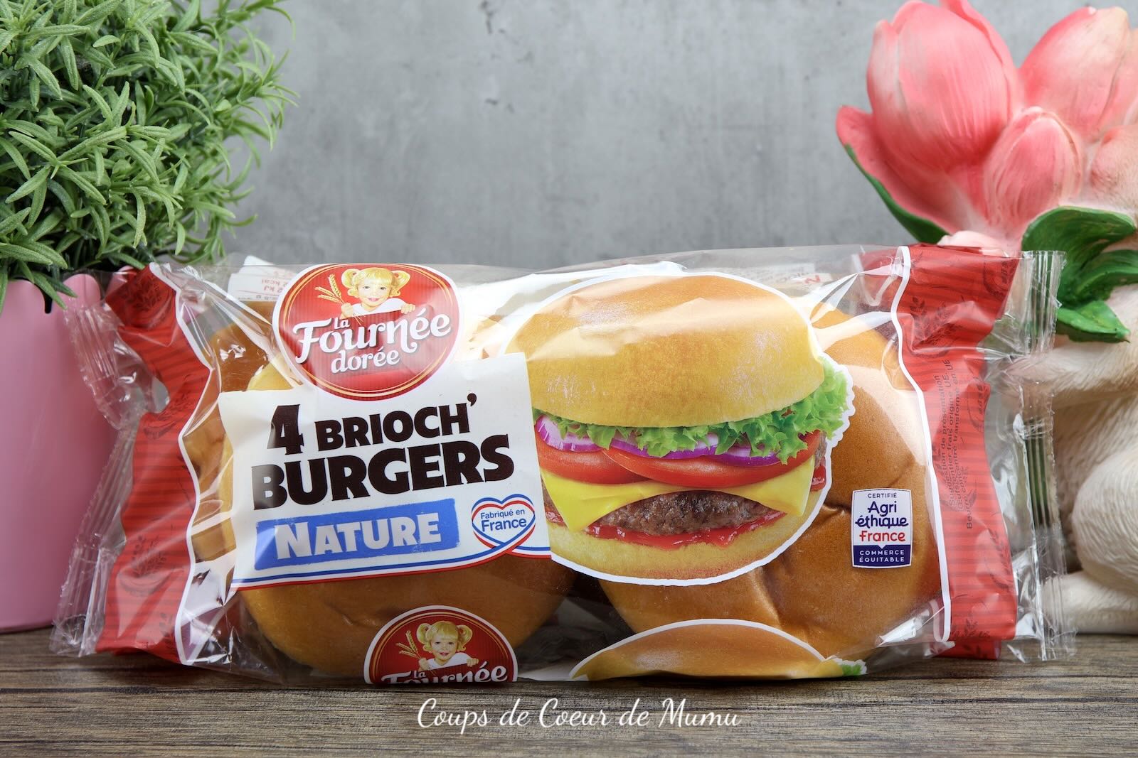 4 Brioch'Burgers La Fournée Dorée