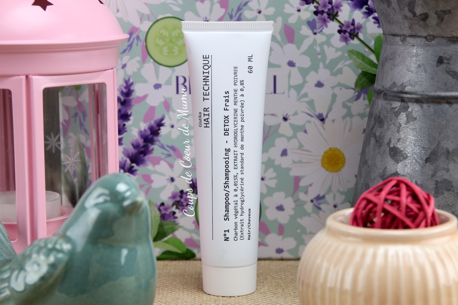 Shampoing Detox Menthe Poivrée & Charbon Végétal – GLATIKA