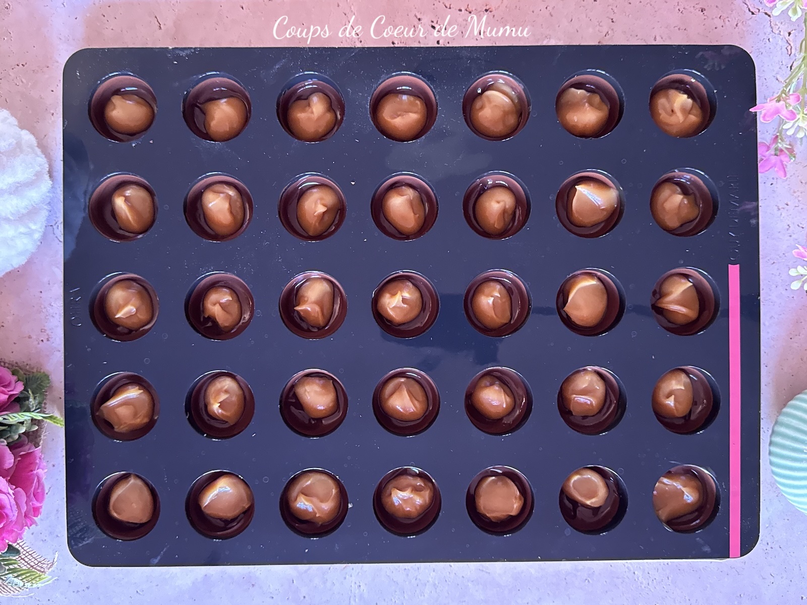 recette Twix moule mini cyclones Guy Demarle