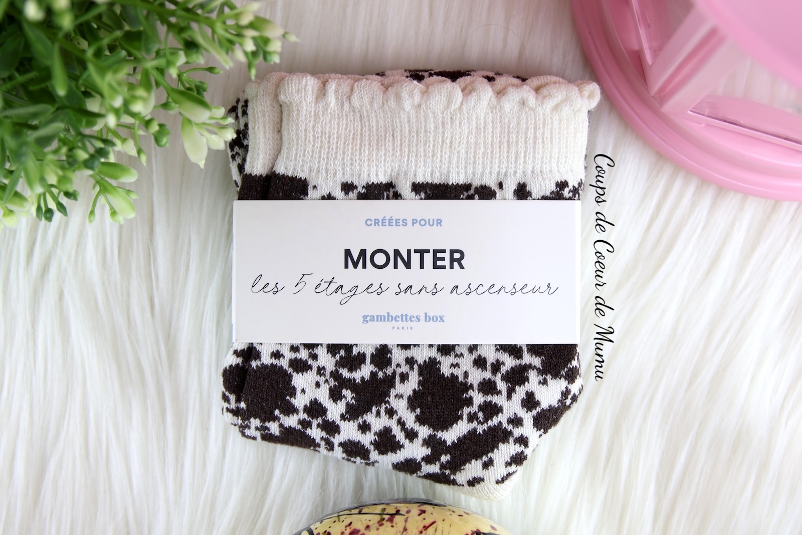 Chaussettes motif vache Gambettes Box