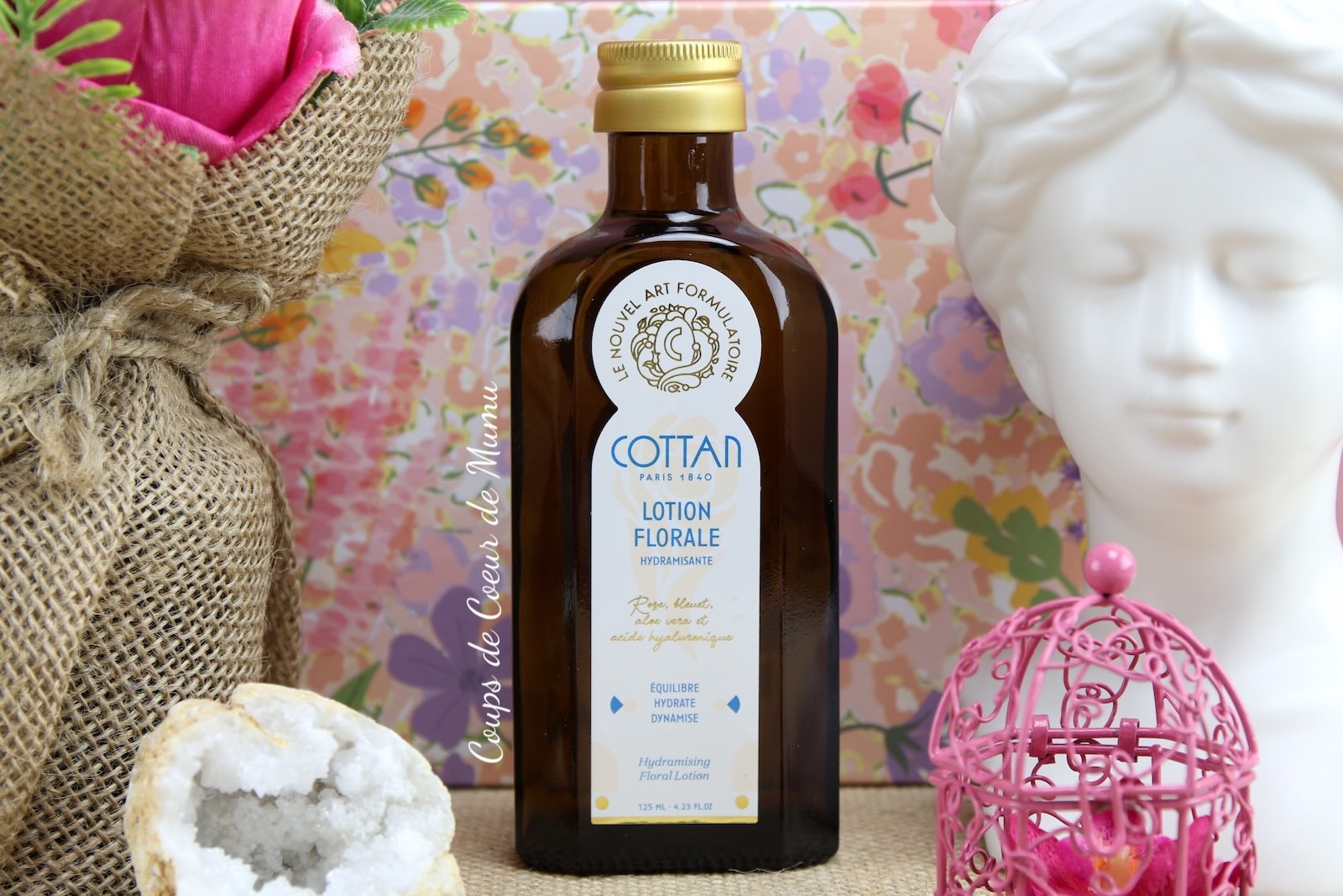 Lotion Florale Hydramisante 3-en-1 Cottan