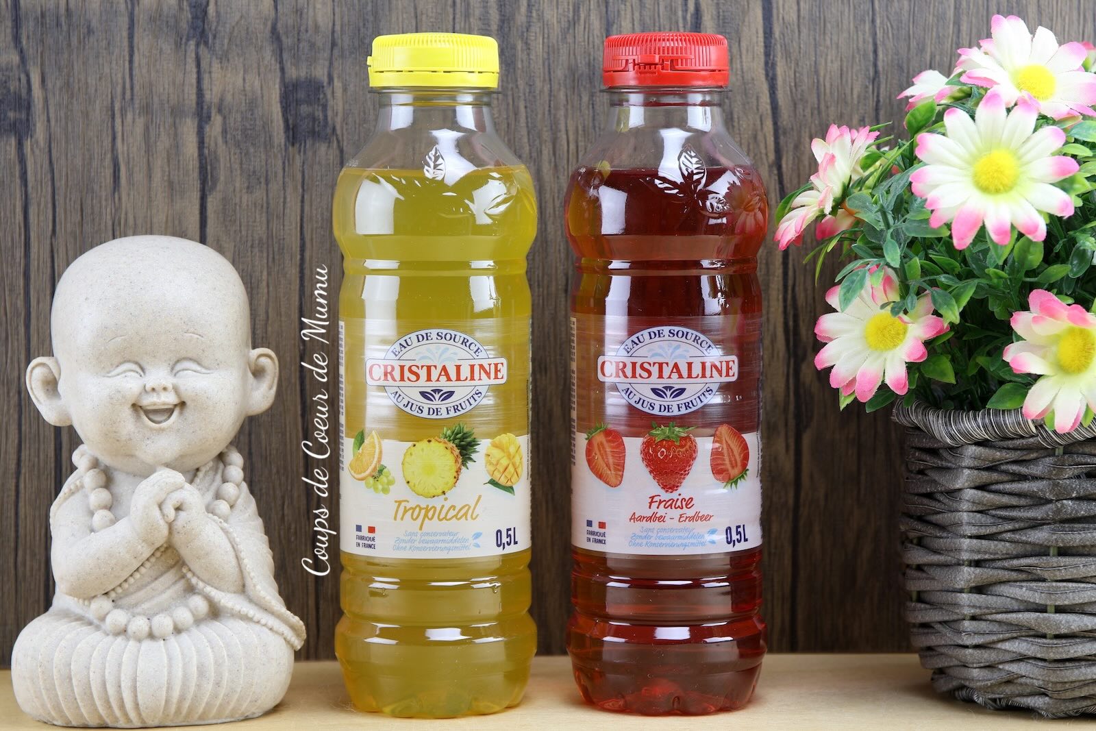 Cristaline Tropical et Fraise