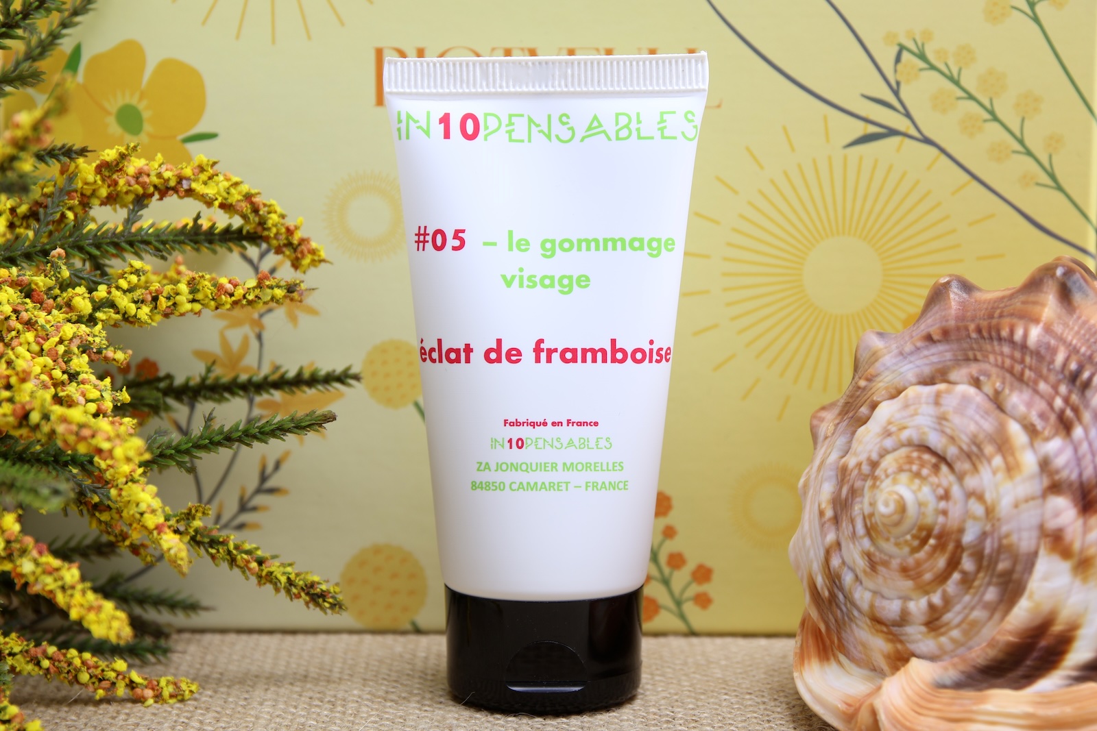 Gommage Visage aux Pépins de Framboise IN1OPENSABLES