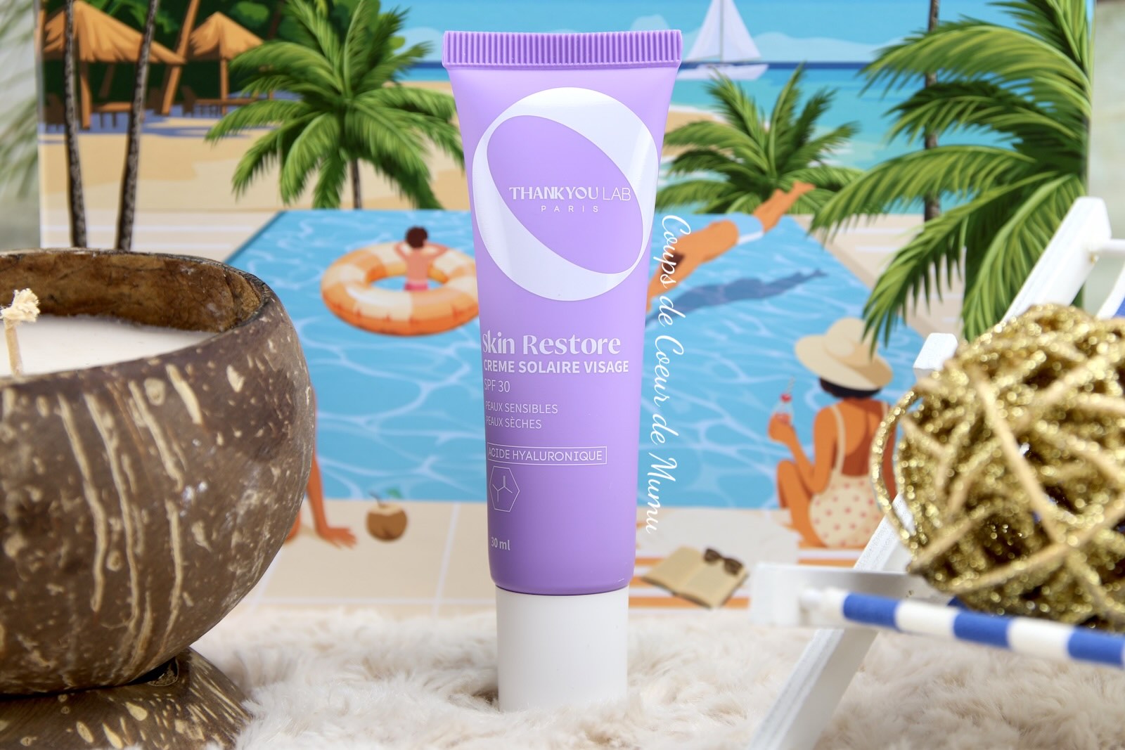 Crème Solaire Visage SPF 30 THANK YOU LAB