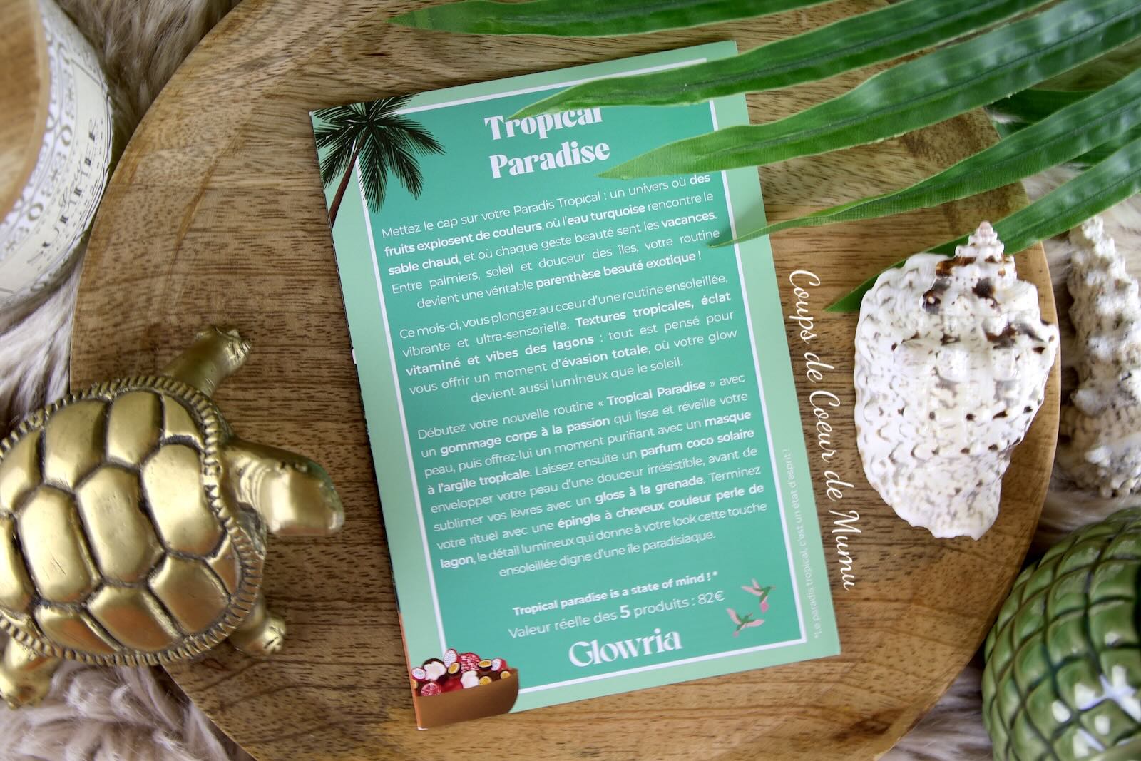 Box Beauté Gowria Tropicale Paradise d'Août 2026