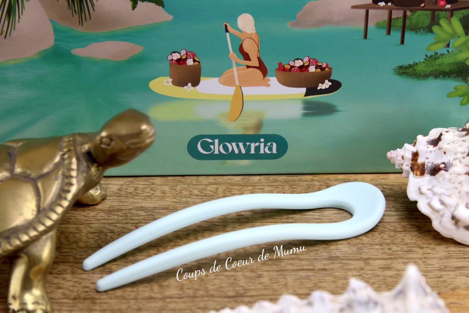 Épingle à Cheveux Perle de Lagon Glowria
