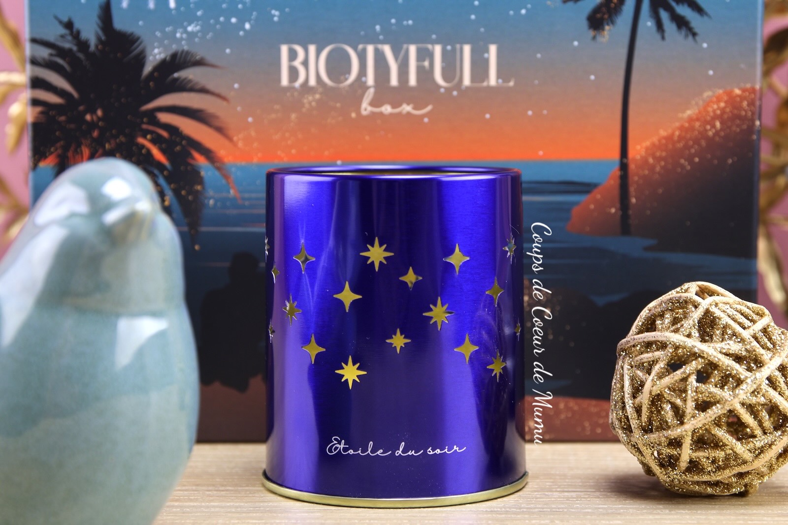 Photophore Étoilé et Bougie Parfum Citronnelle Pura Bali