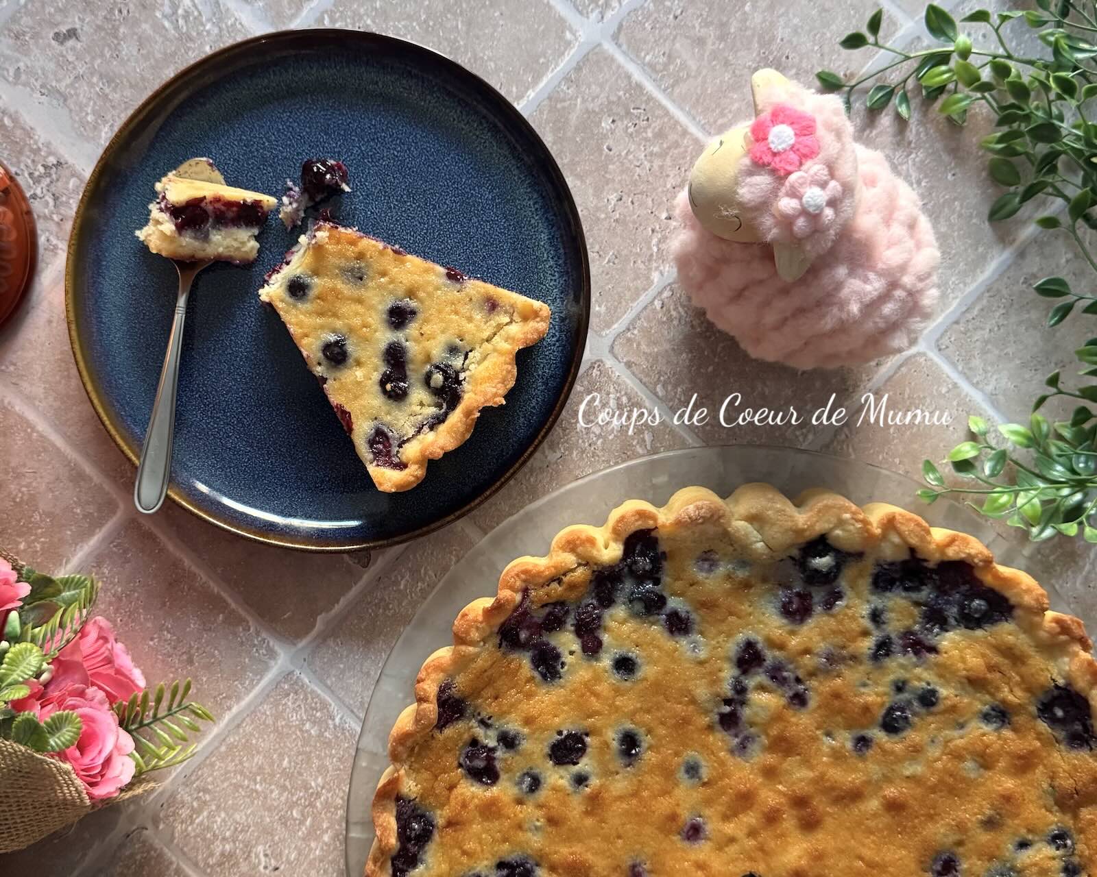 Tarte aux Myrtilles dans le Moule Tarte Cannelée OHRA Guy Demarle