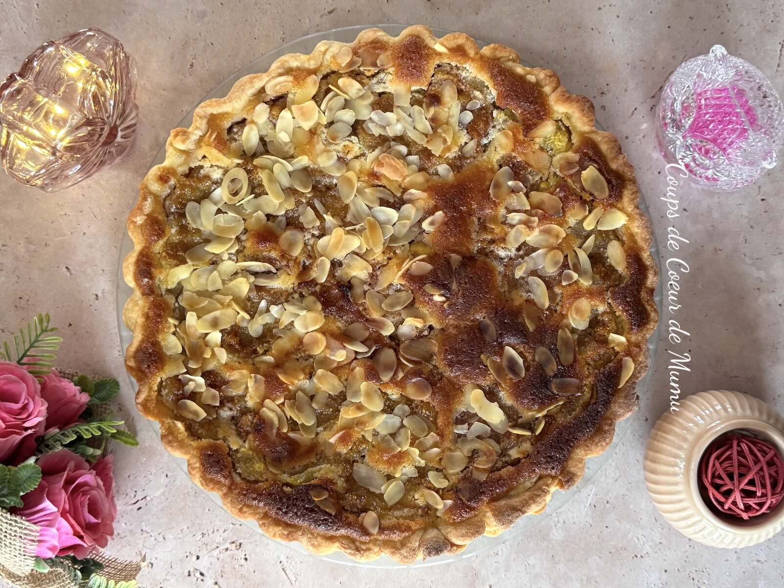 Tarte aux Figues dans le Moule Tarte Cannelée OHRA Guy Demarle
