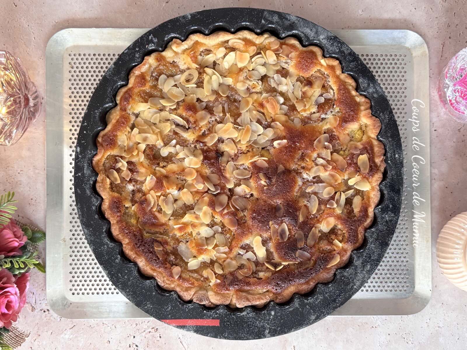 Tarte aux Figues dans le Moule Tarte Cannelée OHRA Guy Demarle