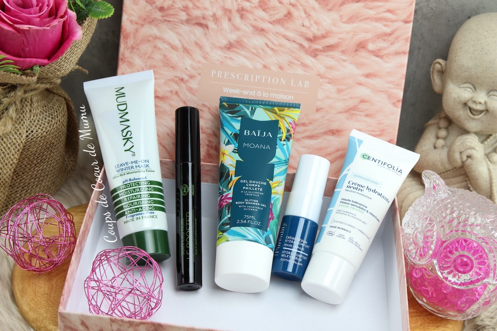 Les produits de la Prescription Lab Week-end à la Maison 100 % Cocooning