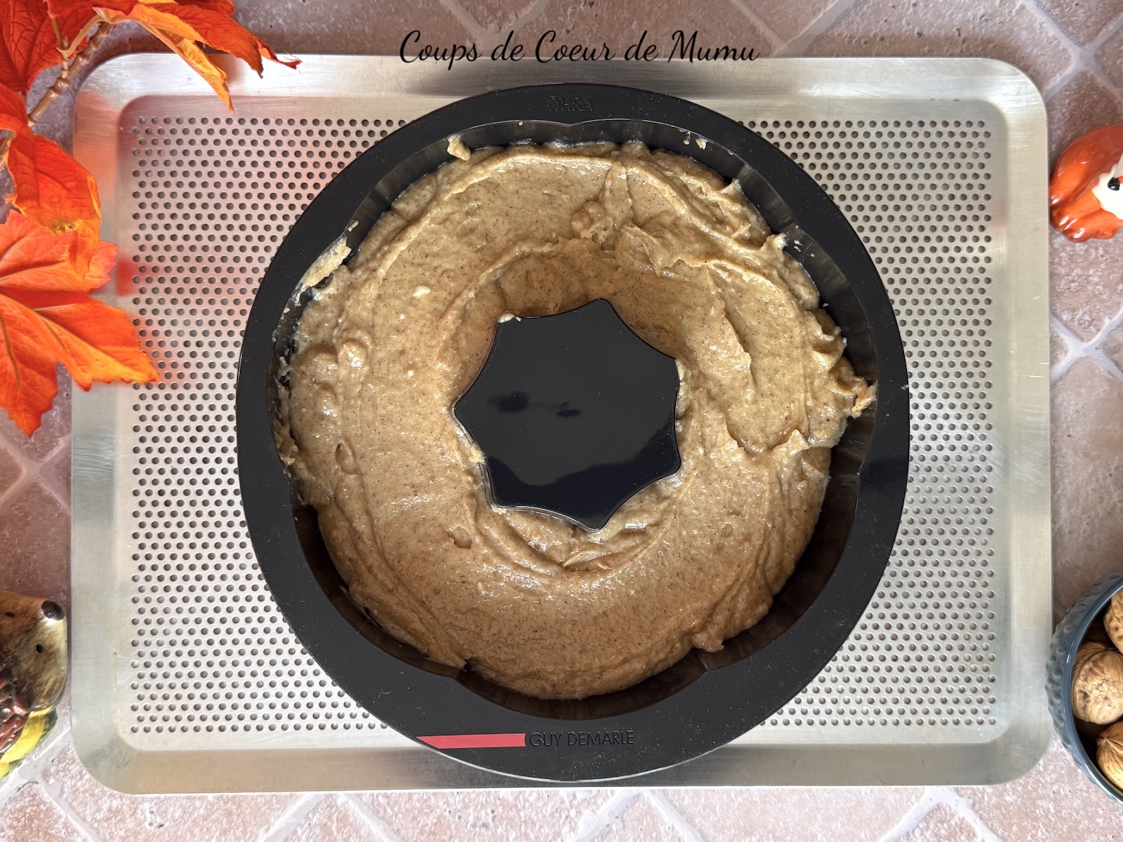 Gâteau aux Noix Moelleux et Fondant Conseillère Guy Demarle